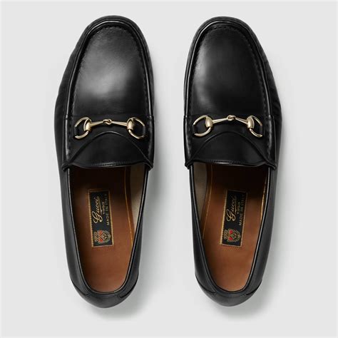 mens vintage leather gucci loafers|gucci rubber loafers men.